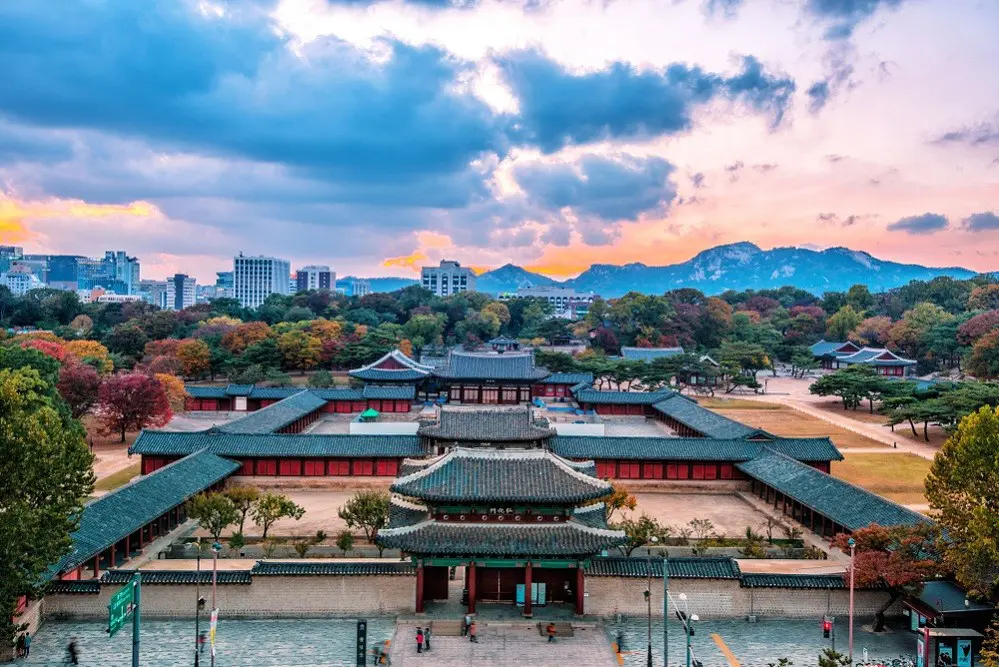 Changyeonggung vu du ciel