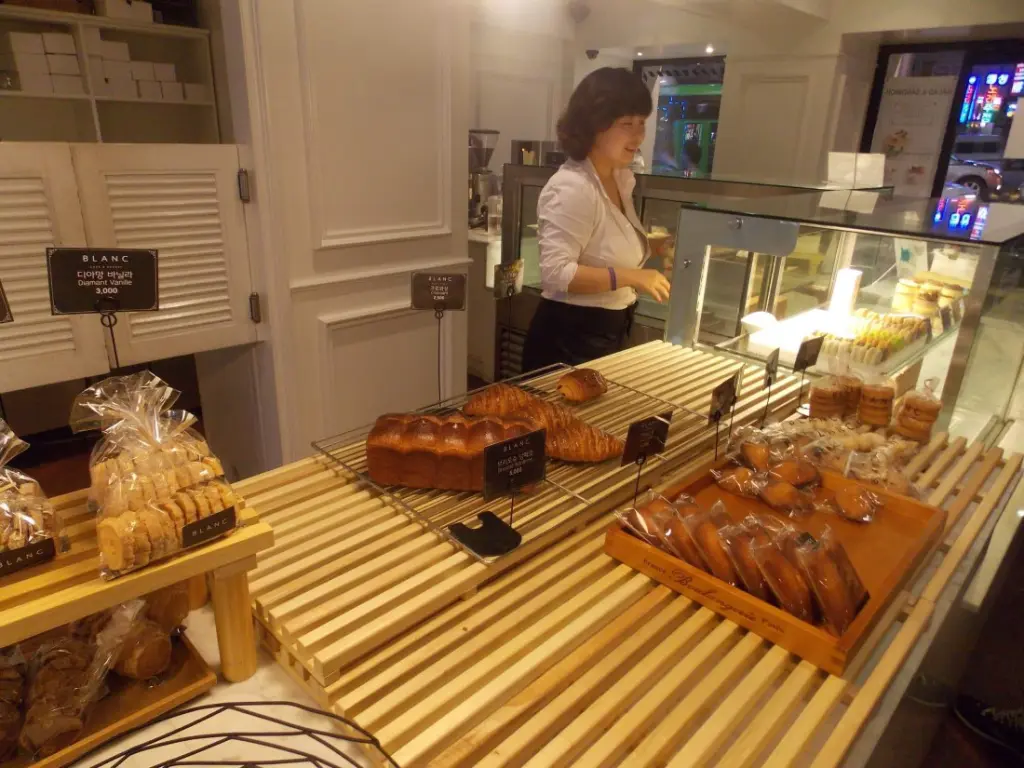 Boulangerie du quartier français de Séoul