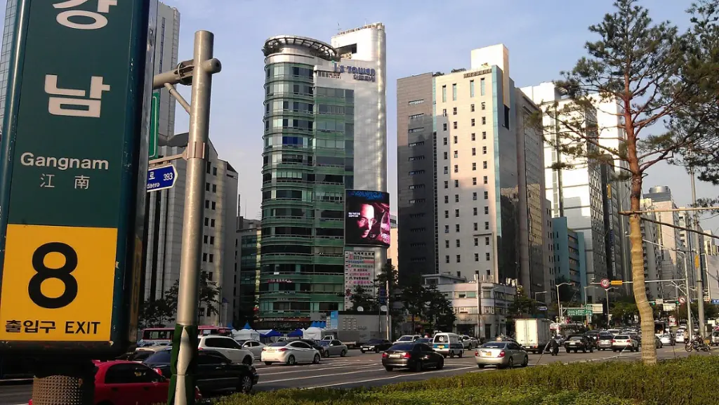 Sortie numéro 8 du quartier de Gangnam