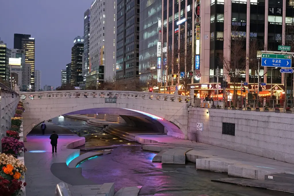cheonggyecheon-riviere-de-nuit