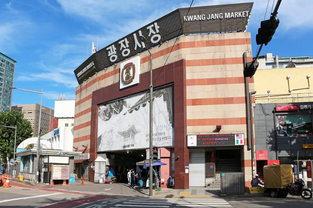 Entrée du Marché de Gwangjang