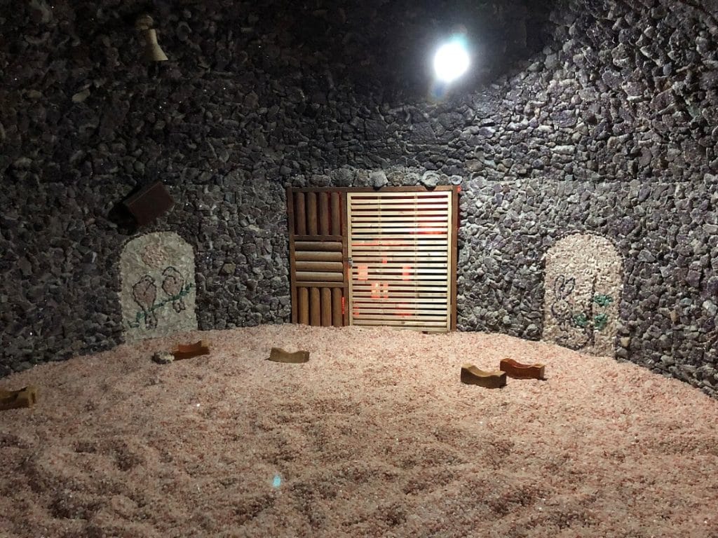 Entrée du sauna d'un jjimjilbang en Corée du Sud