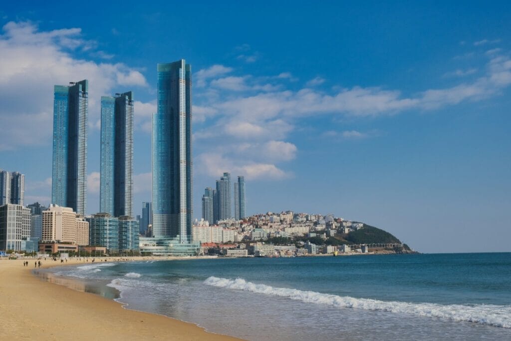 Plage de Haeundae côté ouest