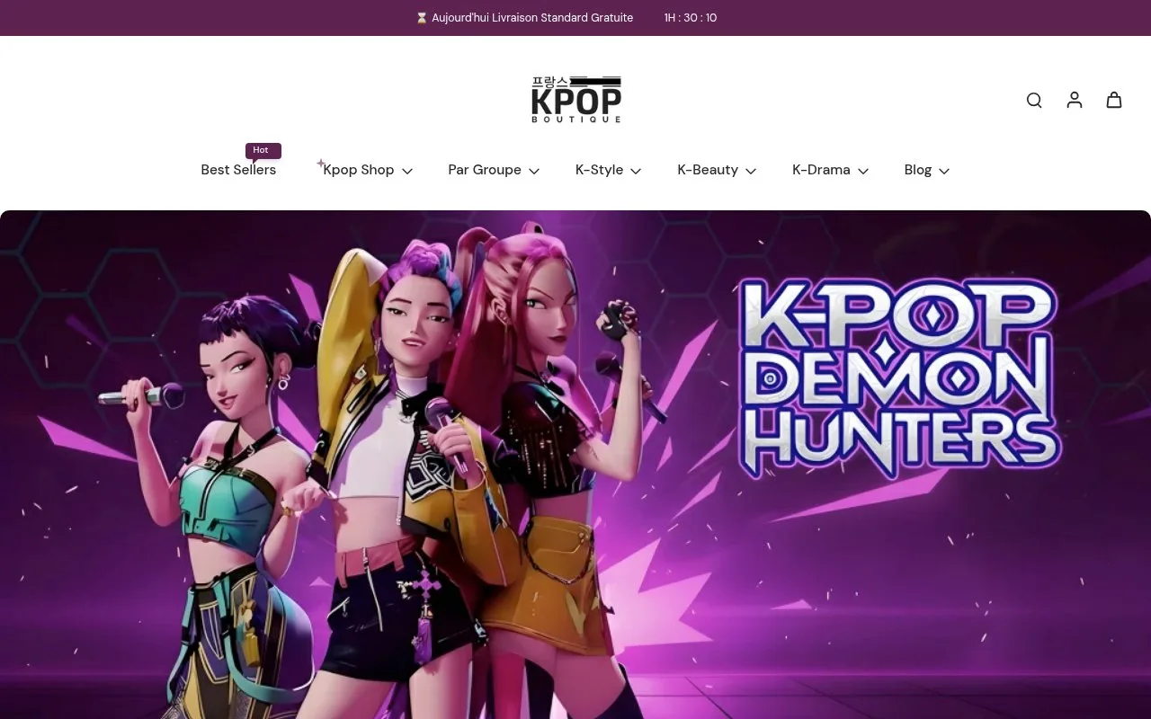 Classement 2026 des meilleures boutiques KPOP