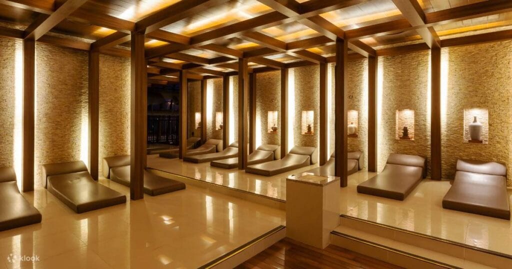 Intérieur du Spa Land Centrum City à Busan
