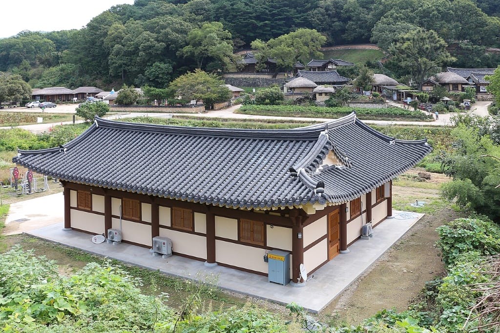 Arrière d'une maison du Village de Yangdong