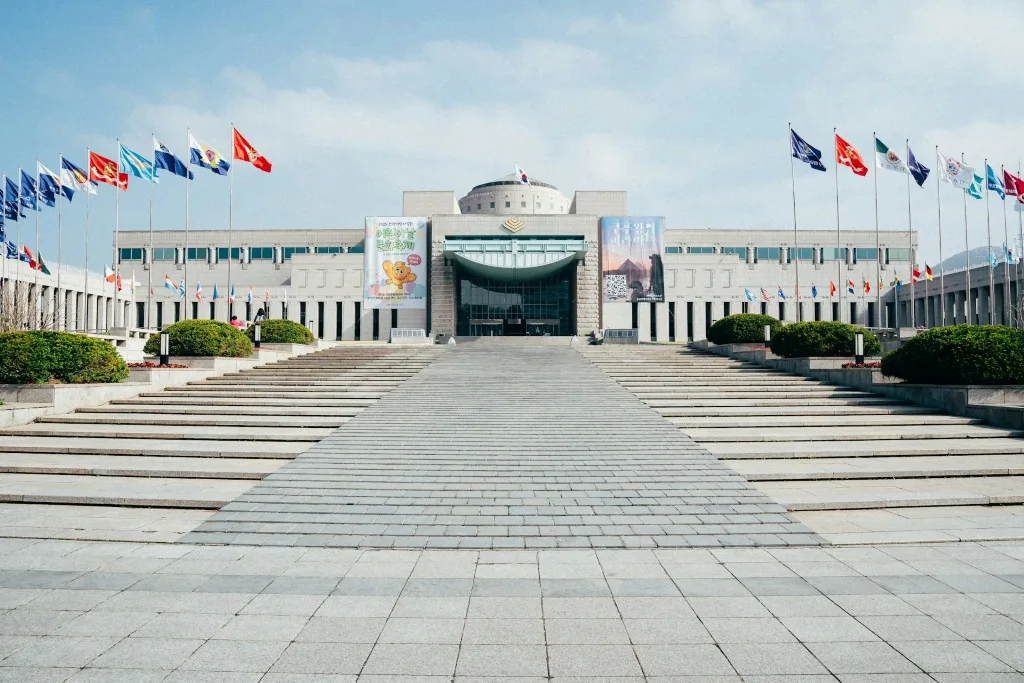 Façade du Musée War Memorial of Korea à Séoul