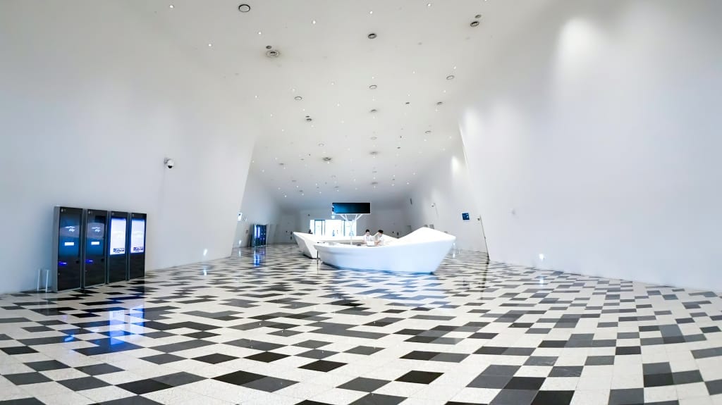 Intérieur de la Dongdaemun Design Plaza